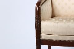 Early 20th Century Edwardian Style Mahogany Set Armchairs - 1576015