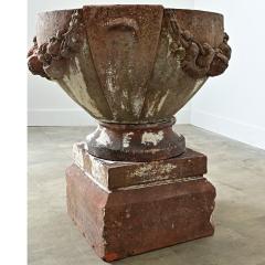 Early 20th Century English Compton Terracotta Pot on Pedestal - 4798575