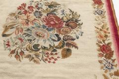 Early 20th Century English Floral Needlework Rug - 2455039
