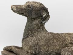 Early 20th Century English Stone Whippet Dog - 3353271