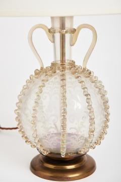 Early 20th Century Etched Glass Table Lamp - 1836392