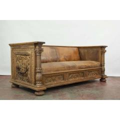 Early 20th Century European Leather Sofa - 1719734
