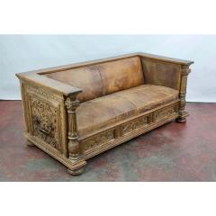 Early 20th Century European Leather Sofa - 1719739
