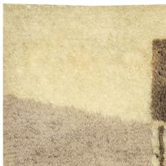 Early 20th Century French Art Deco Beige Handmade Wool Rug - 2455258