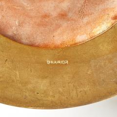 Early 20th Century French Art Deco Gilt Metal Mounted Stoneware Vase - 4477511