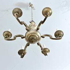 Early 20th Century French Bronze Chandelier - 4798196