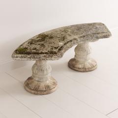 Early 20th Century French Concrete Garden Bench - 3087888