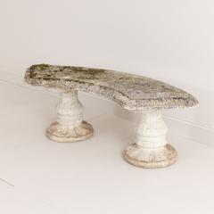 Early 20th Century French Concrete Garden Bench - 3087890