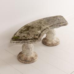 Early 20th Century French Concrete Garden Bench - 3087895