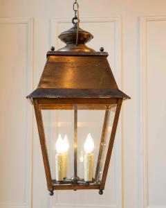 Early 20th Century French Copper Hanging Lantern - 4577601