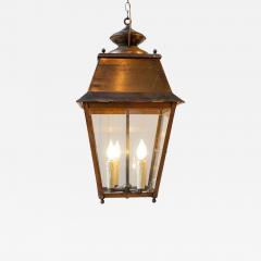 Early 20th Century French Copper Hanging Lantern - 4579123