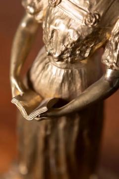 Early 20th Century French Gilded Metal Statue R verie  - 4019929