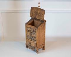 Early 20th Century French Hand Carved Flour Box - 4473872