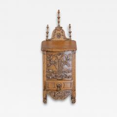 Early 20th Century French Hand Carved Flour Box - 4475507