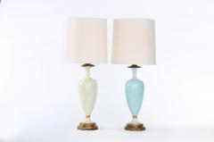 Early 20th Century French Porcelain Pair Table Lamps - 1836579