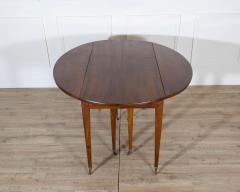 Early 20th Century French Restoration Style Solid Walnut Extension Dining Table - 4367816