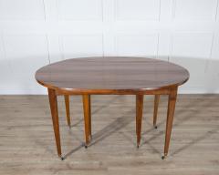 Early 20th Century French Restoration Style Solid Walnut Extension Dining Table - 4367821