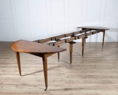 Early 20th Century French Restoration Style Solid Walnut Extension Dining table - 4367729