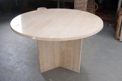 Early 20th Century French Round Stone Dining Table - 504158
