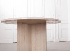 Early 20th Century French Round Stone Dining Table - 504163
