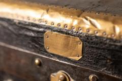 Early 20th Century French Travel Trunk with Brass Hardware - 4019905