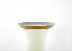 Early 20th Century French White Opaline Gilt Decorative Vase - 2471413