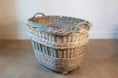 Early 20th Century French Wicker Grape Harvesting Basket - 4096783