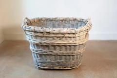Early 20th Century French Wicker Grape Harvesting Basket - 4096809