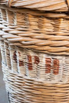 Early 20th Century French Wicker Grape Harvesting Basket - 4116988