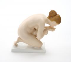 Early 20th Century German Rosenthal Porcelain The Drinker by Ernst Wenck - 4794803