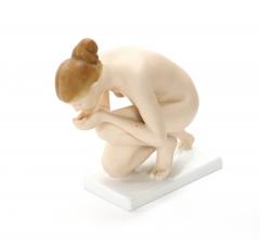Early 20th Century German Rosenthal Porcelain The Drinker by Ernst Wenck - 4796306