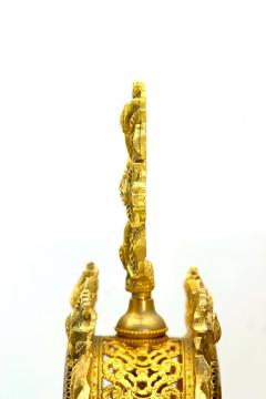 Early 20th Century Gilt Brass Glass Vanity Set - 2715080