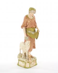 Early 20th Century Hand Painted Gilt Decorated Porcelain Decorative Sculpture - 3811297