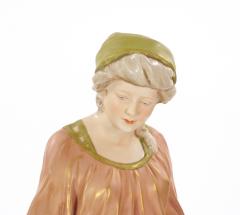 Early 20th Century Hand Painted Gilt Decorated Porcelain Decorative Sculpture - 3811298