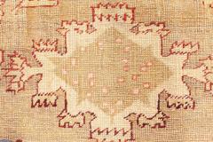 Early 20th Century Indian Amritsar Camel and Beige Handmade Wool Rug - 4122210