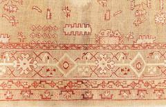 Early 20th Century Indian Amritsar Camel and Beige Handmade Wool Rug - 4122297