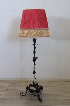 Early 20th Century Italian Art Nouveau Iron Floor Lamp - 3366357