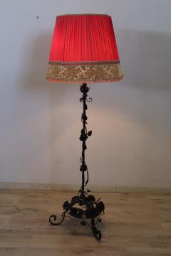 Early 20th Century Italian Art Nouveau Iron Floor Lamp - 3366358