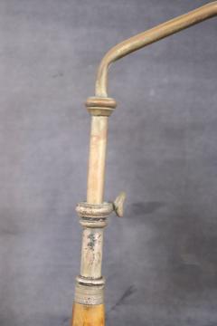 Early 20th Century Italian Brass and Glass Table Lamp - 3519987