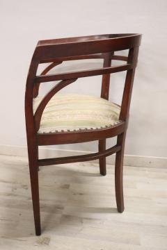 Early 20th Century Italian Cherry Wood Vanity Table with Armchair - 4036250