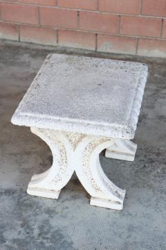 Early 20th Century Italian Garden Set Table and Two Stools - 3351317