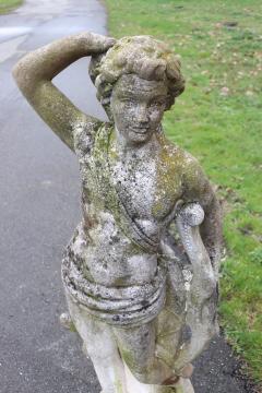 Early 20th Century Italian Garden Statue Archer  - 3525434