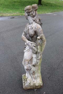 Early 20th Century Italian Garden Statue Diana Goddess of the Hunt  - 3525413