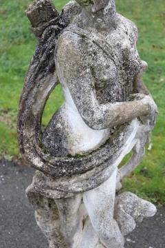 Early 20th Century Italian Garden Statue Diana Goddess of the Hunt  - 3525414