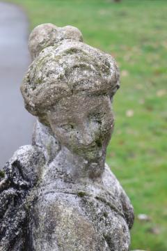 Early 20th Century Italian Garden Statue Diana Goddess of the Hunt  - 3525417