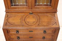 Early 20th Century Italian Gothic Style Solid Oak Wood Cabinet - 3004730