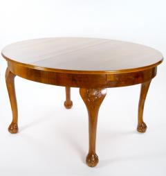 Early 20th Century Italian Hand Carved Walnut Neoclassical Style Dining Table - 3302357