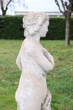 Early 20th Century Italian Large Garden Statue Leda and the Swan  - 3525450