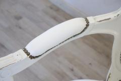 Early 20th Century Italian Louis XV Style White Lacquered Wood Settee - 2614847