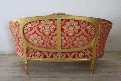 Early 20th Century Italian Louis XVI Style Gilded Living Room Set or Salon Suite - 2501683